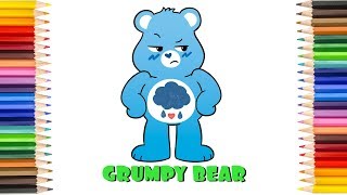 How to draw grumpy bear from 