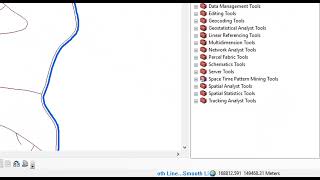 Smooth Line Tool ArcGIS