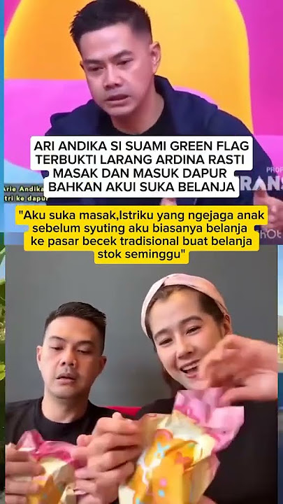 Ari andika larang ardina rasti masak masak di dapur #trending #shorts #selebriti #artist