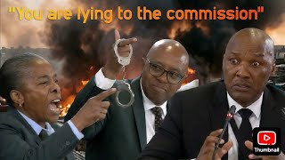 Commissioner Baloyi exposed and destroyed the corrupt officer who was lying in the commission 