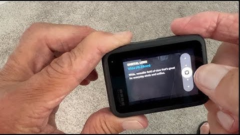 How to change Digital Lens from Narrow to Wide Fish Eye on GoPro Hero 13 black