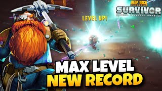 Getting the Max Possible Level (Glitchless) | Deep Rock Galactic: Survivor Gameplay