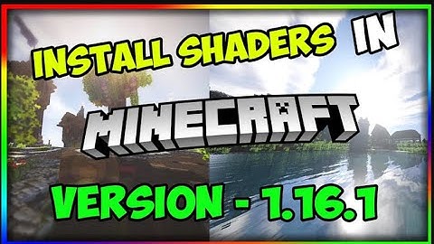 How to Install SHADERS in MINECRAFT | MINECRAFT TUTORIAL
