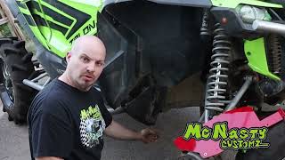 Honda Talon Firewall Guard Install Video Mcnastycustomz