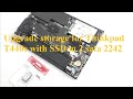 Upgrade storage for Thinkpad T440s with SSD m.2 sata 2242