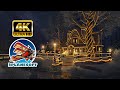 Christmas cottage 4k 60 fps 1 hour winter xmas screensaver with music