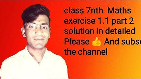 Class 7 ncert integer exercise 1.1 part 2