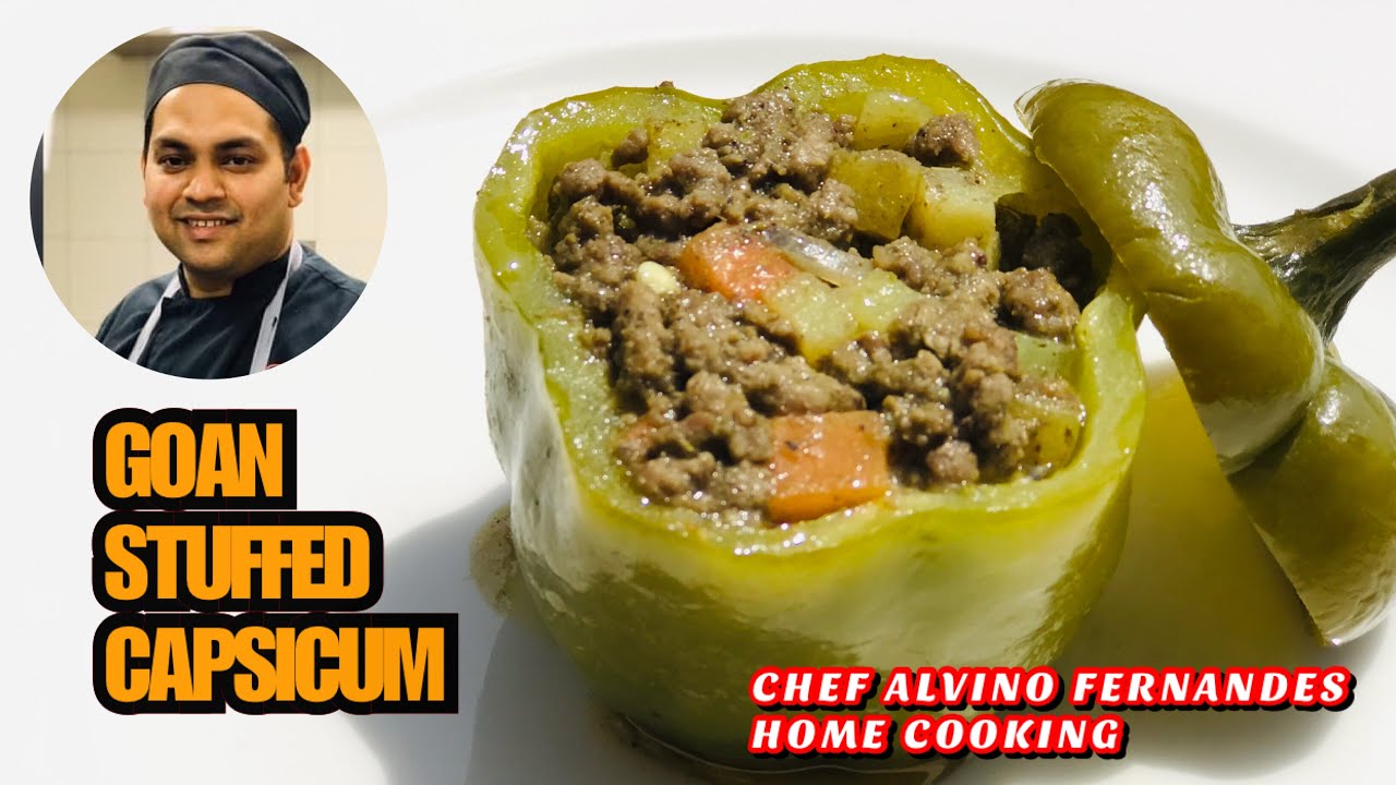 How to make Goan Stuffed capsicum |Goan recipes |stuffed bell peppers|chefAlvino fernandes|