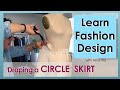 What Is A Circle Skirt ~ Draping A Circle Skirt ~ What Is Draping In Fashion Designing ~Learn Online