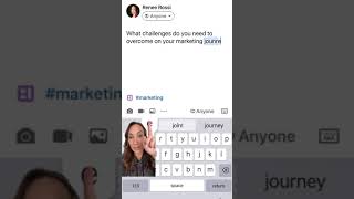How to post in LinkedIn's app