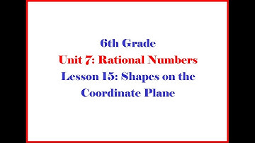 6 7 15 Grade 6 Unit 7 Lesson 15 Morgan - Open Up Resources