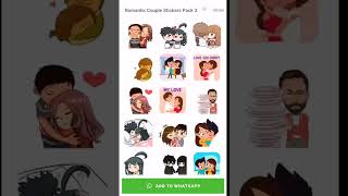 Romantic Love  Stickers For WhatsApp screenshot 1