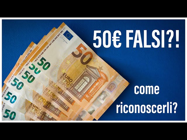 Come distinguere le banconote da 50 euro false 