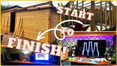 DIY Garden Office & Observatory Build - Start to Finish in 30 Days!