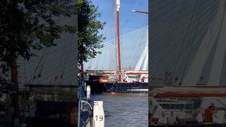 Walking by the river sailing boat Netherlands • 4K ASMR