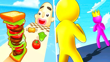 Sandwich Runner | Giant Rush - All Level Gameplay Android,iOS - New Update Pro Apk Games