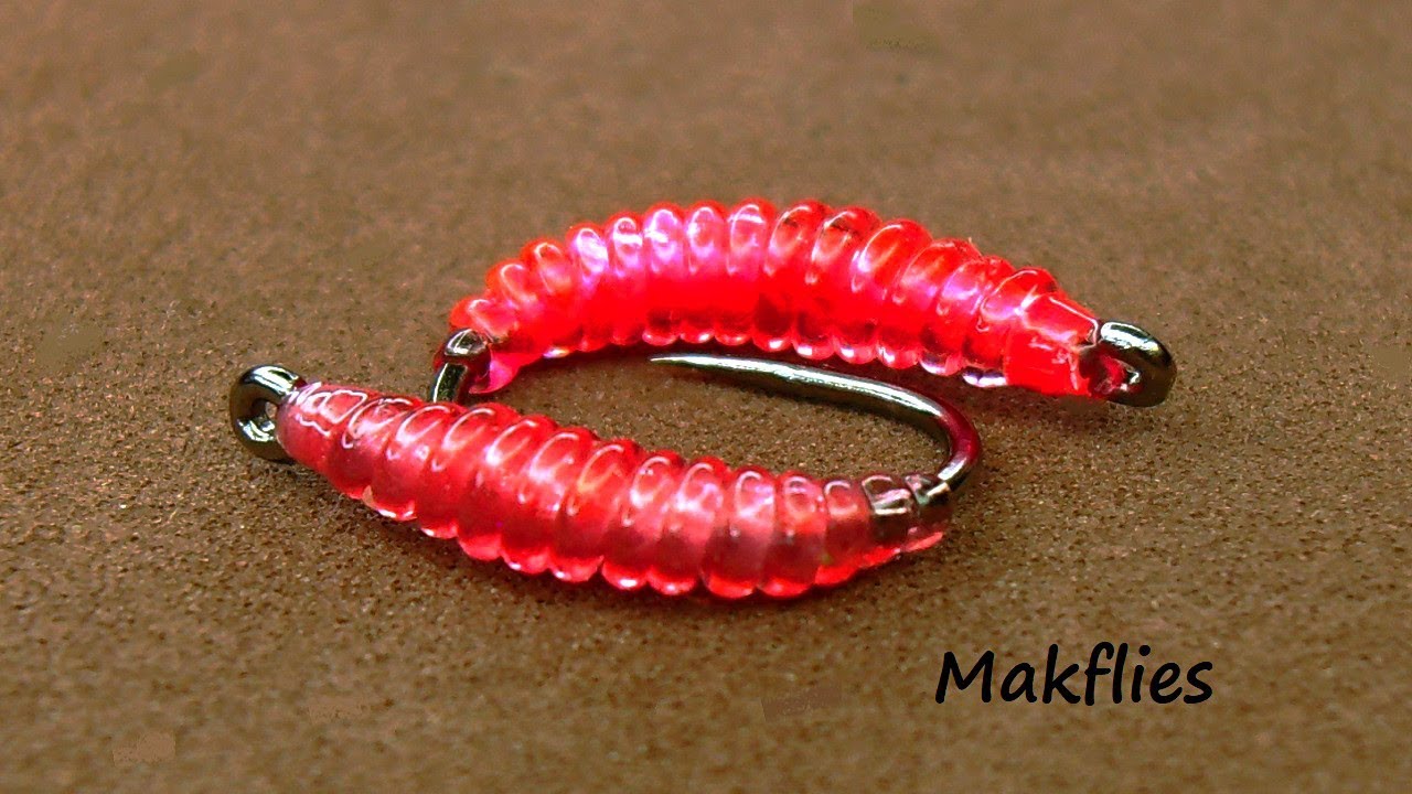 Fly Tying a Simple Pink Grayling Bug by Mak 