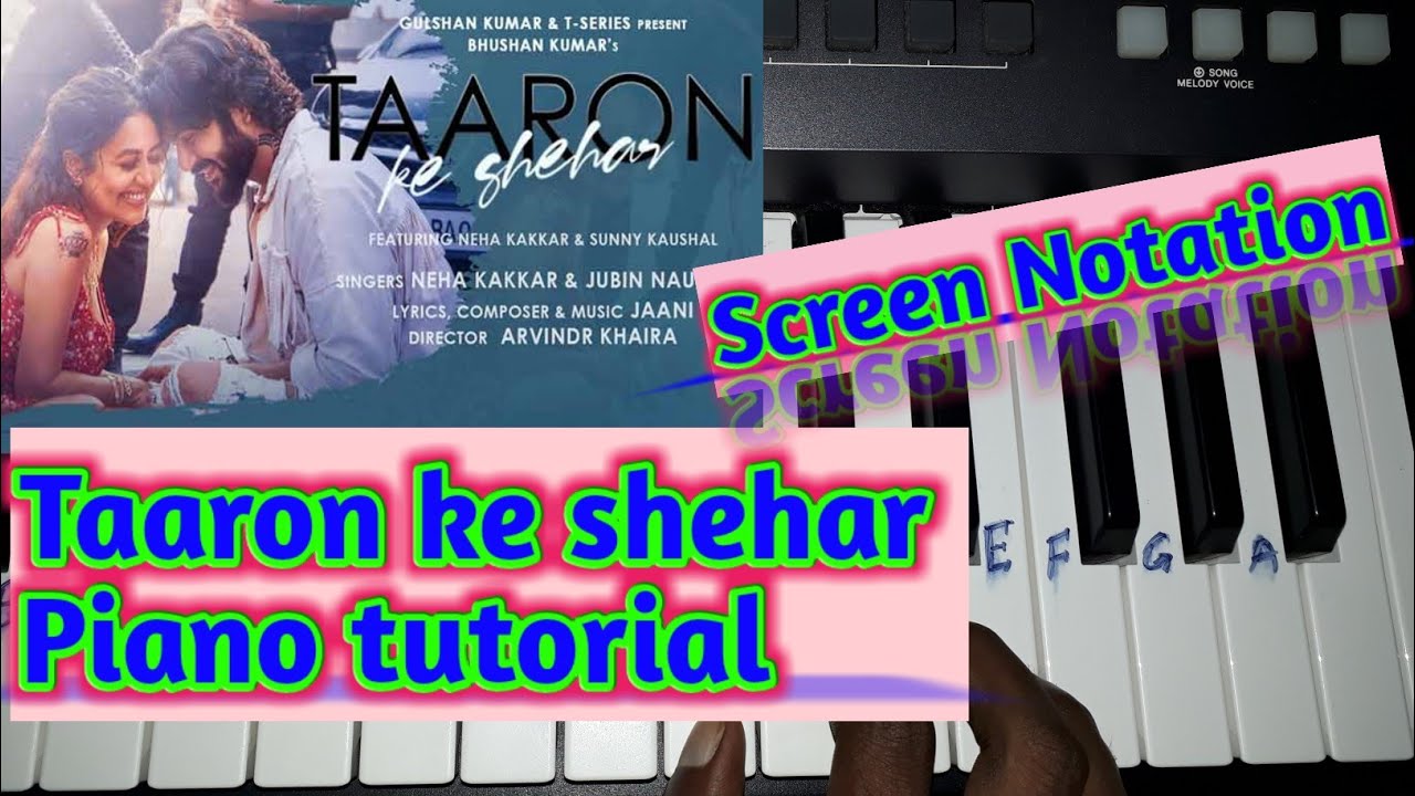 Taaron Ke Shehar Paino Tutorial || Julius Murmu Keyboard || Jubin Nautiyal and Neha Kakkar || Pjtl