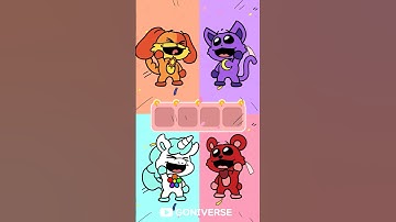 Smiling Critters Dance Challenge! (Poppy Playtime Animation) #animation #memes #tiktokviral #catnap