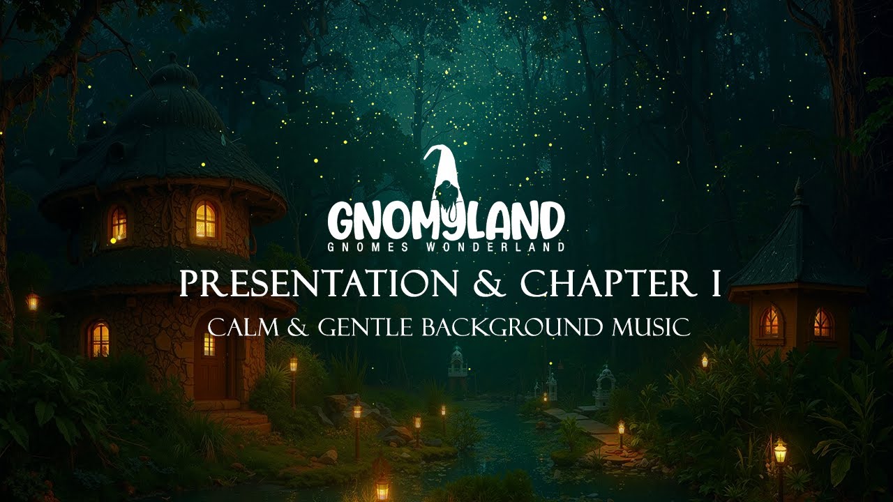 Story & Soft Music | Gnomyland: Chapter 1–Relaxing Forest Animation Ambient River Sounds Day 2 Night