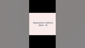 How to implement Keyword while in Python #pythonprogramming #shortvideo