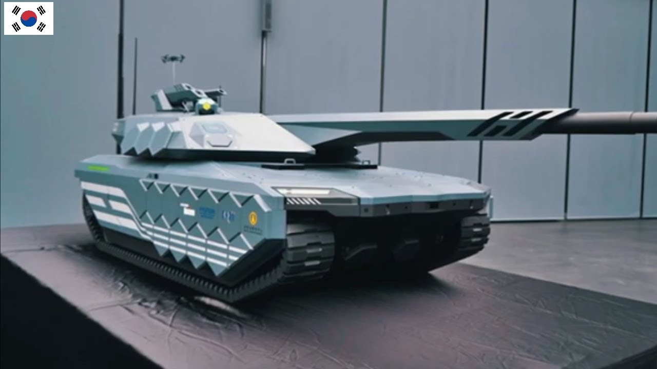 Korea’s next-gen K3 tank boasts drone-defying stealth armor - YouTube