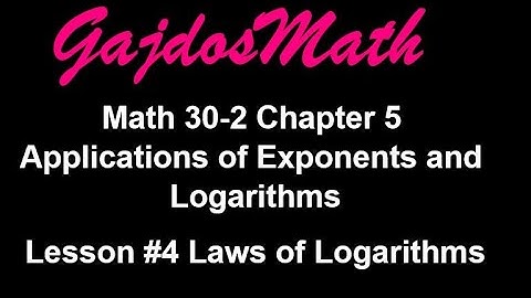 math 30-2 Section 5.4