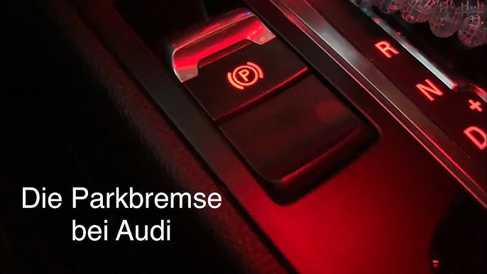 Electronic Parking Brake while Driving (Audi A4 2018) 