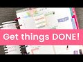 How to use a TO DO list in your Happy Planner to get things DONE