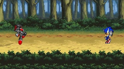 SSF2 Mod Battle: Metallix Shadow Vs Sonic (remake)