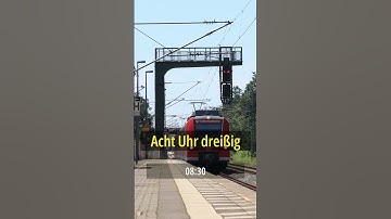 DB Train Announcement - German Practice - Towards Frankfurt #german