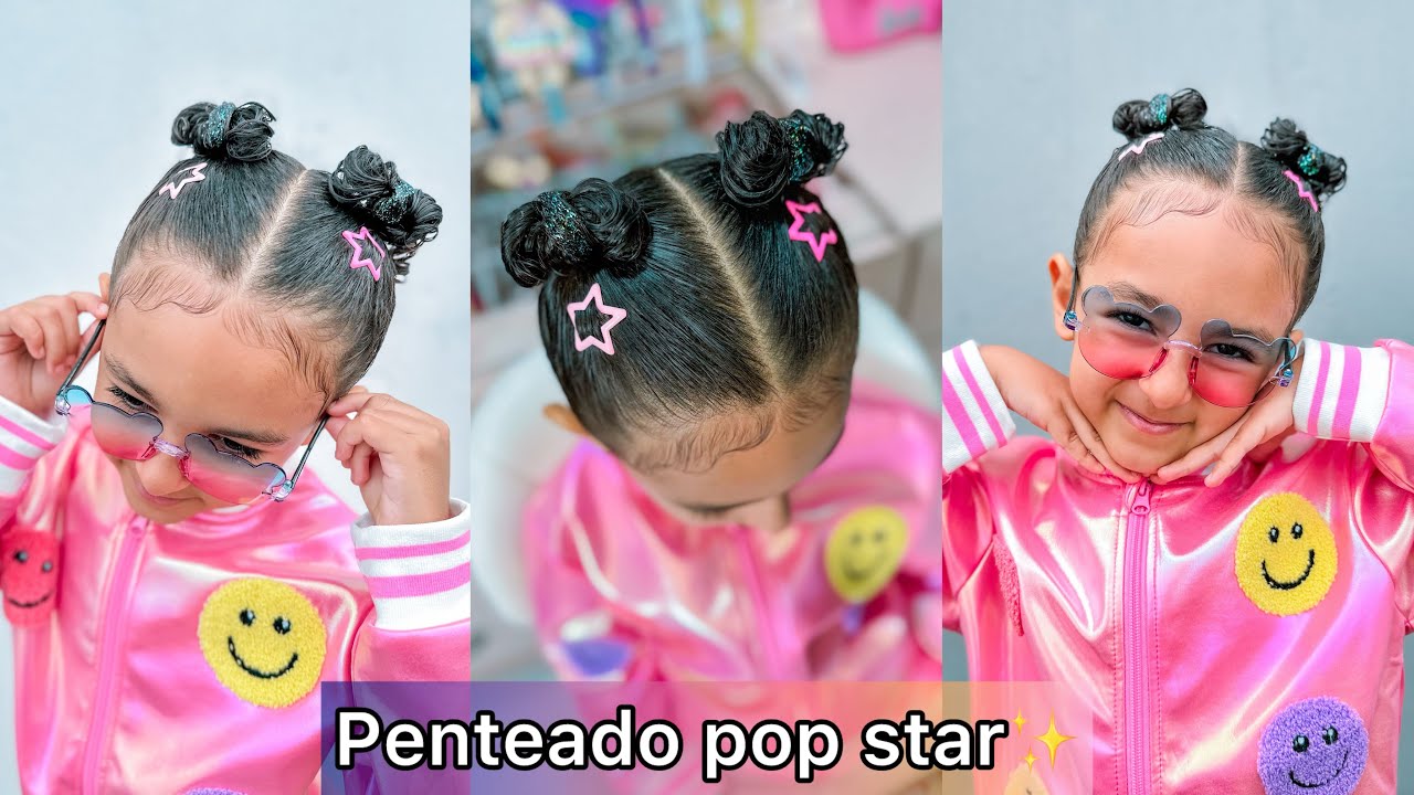 Penteado lindo Pop Star ✨💖 Gorgeous Pop Star Hairstyle