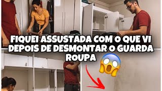 DIÁRIO DA MUDANÇA #2 - DESMONTAMOS NOSSO QUARTO DE CASAL