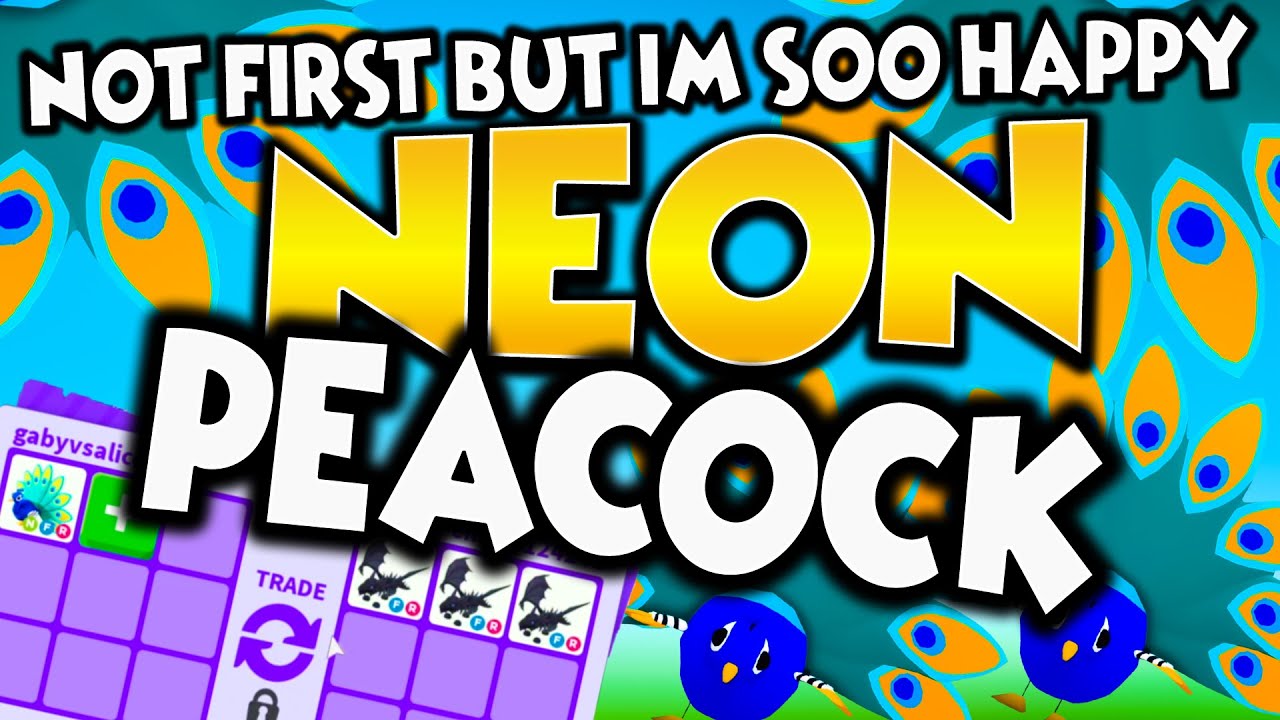 Making FIRST NEON PEACOCK ^ ADOPT ME update 2021 ^ What people offer