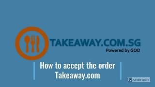 How to use online food ordering system work - by Takeaway.com.sg screenshot 2