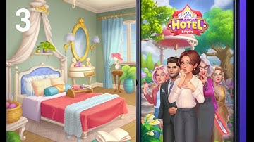 Merge Hotel Empire: Design | Bedroom 3 | Part 5 🛏🛏