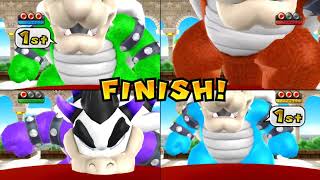 Mario Party 9 Minigames Extremely difficult. Luigi Vs Toad Vs Waluigi Vs Yoshi . (Fun game mode)