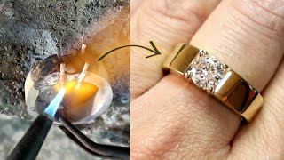 I Made Men's Engagement Rings From Nuts, Jewelry Handmade