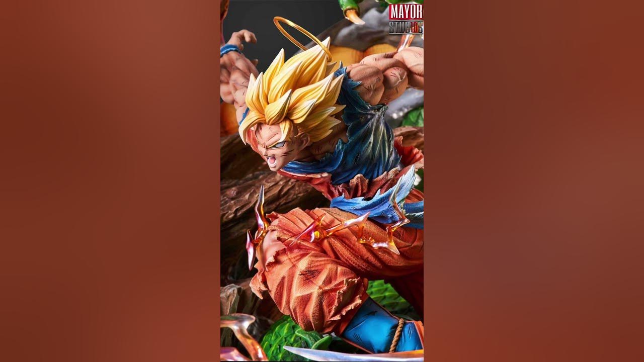 Estátua Trunks Super Saiyajin: Dragon Ball Z 40 Cm Anime Manga