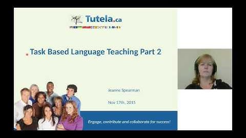Task Based Language Teaching Part 2