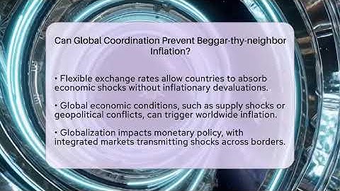 Can Global Coordination Prevent Beggar-thy-neighbor Inflation? - Inflation Insight Channel