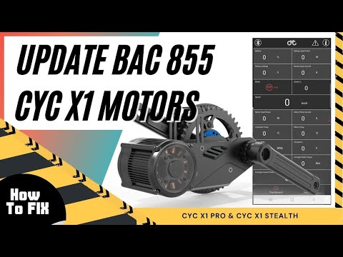 Update BAC 855 Controller CYC X1 Motors