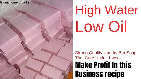 How To Make Laundry Bar Soap For Business | Strong bar soap for business