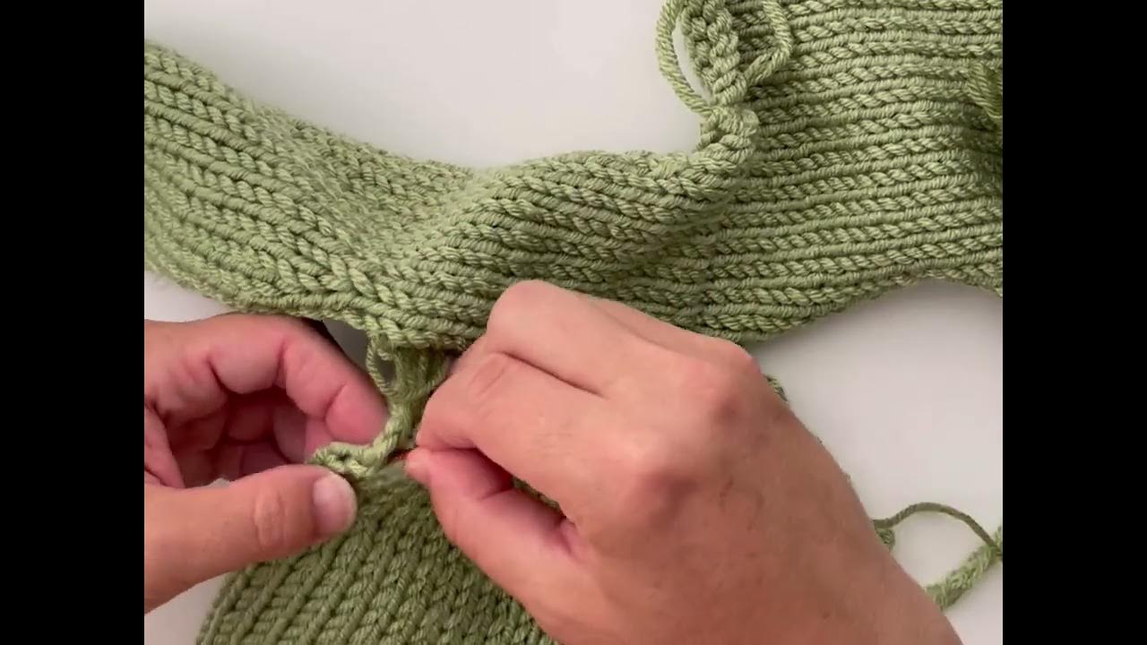 Sweater Seaming Series 2/4 SettingIn a Sleeve Using Mattress Stitch