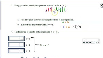 UMSMP 1.1a Simplifying Linear Expressions Part 1