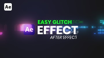 Easy Glitch Text Animation in After Effect - No Plugins Required | After Effects Glitch Tutorial