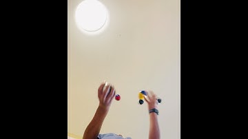 5 Ball Juggling ground view #juggling #circus #dangerous #performance #juggler #tutorial #pov