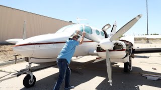 WARNING! Airplane Nerds ONLY Abandoned Cessna 411 Extended Directors Cut