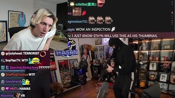 xQc Clicks on Hasan