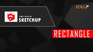 Tutorial for beginners: How to draw RECTANGLE in SketchUp